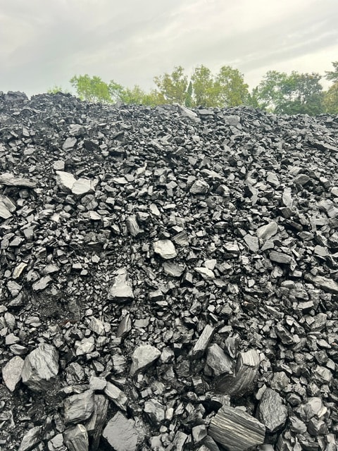 Large coal stockpile — BCT operations