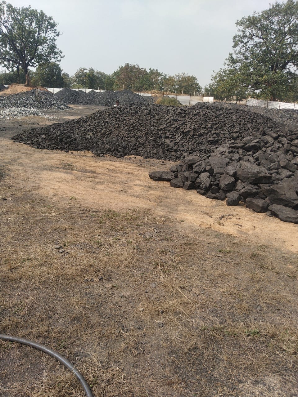 Coal stockpile at BCT depot